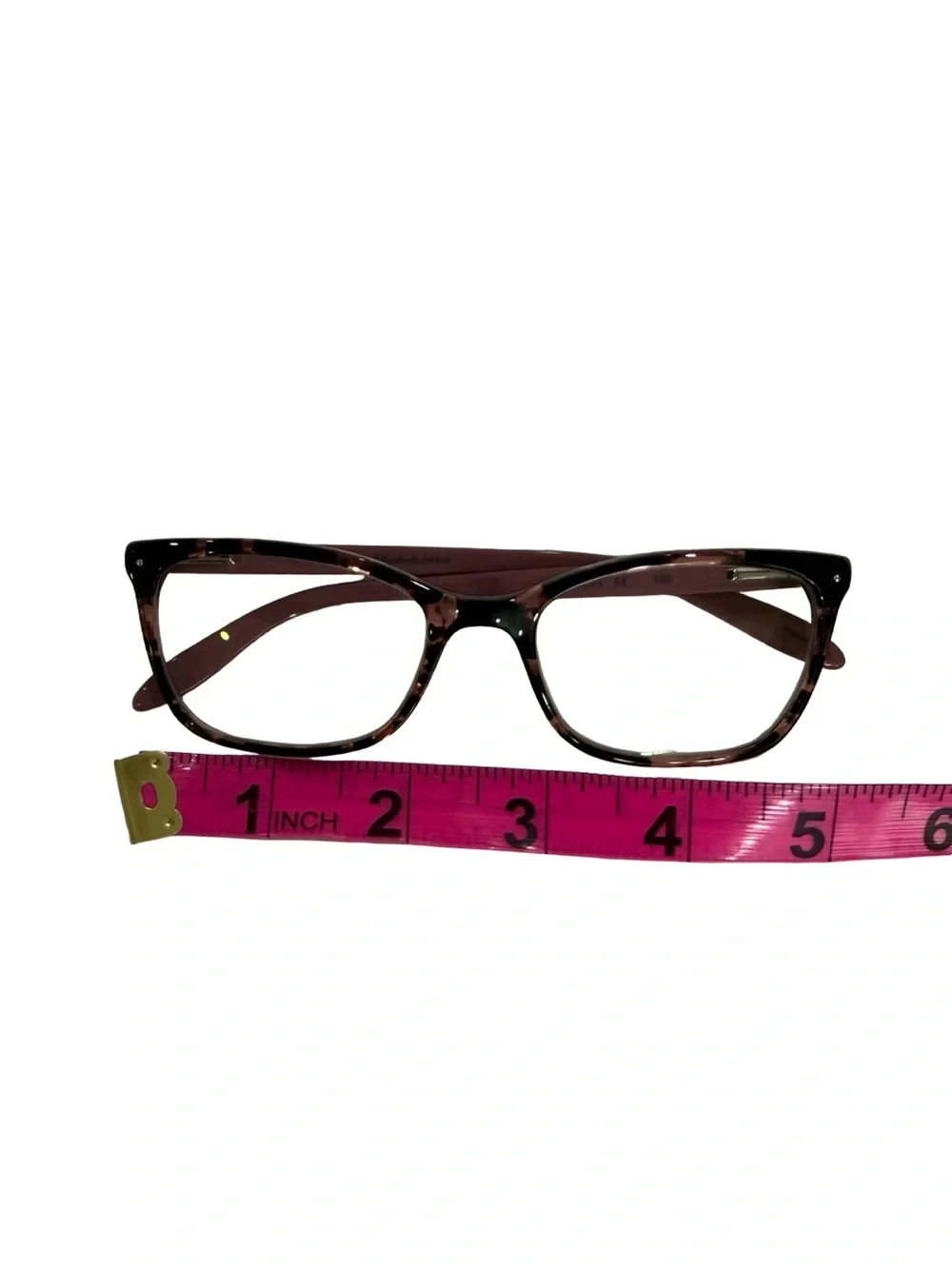 Elizabeth Arden Black Mauve Tortoise Eyeglasses with case